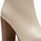 The Elegant Gold-Tip Ankle Boot