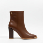 The Elegant Gold-Tip Ankle Boot