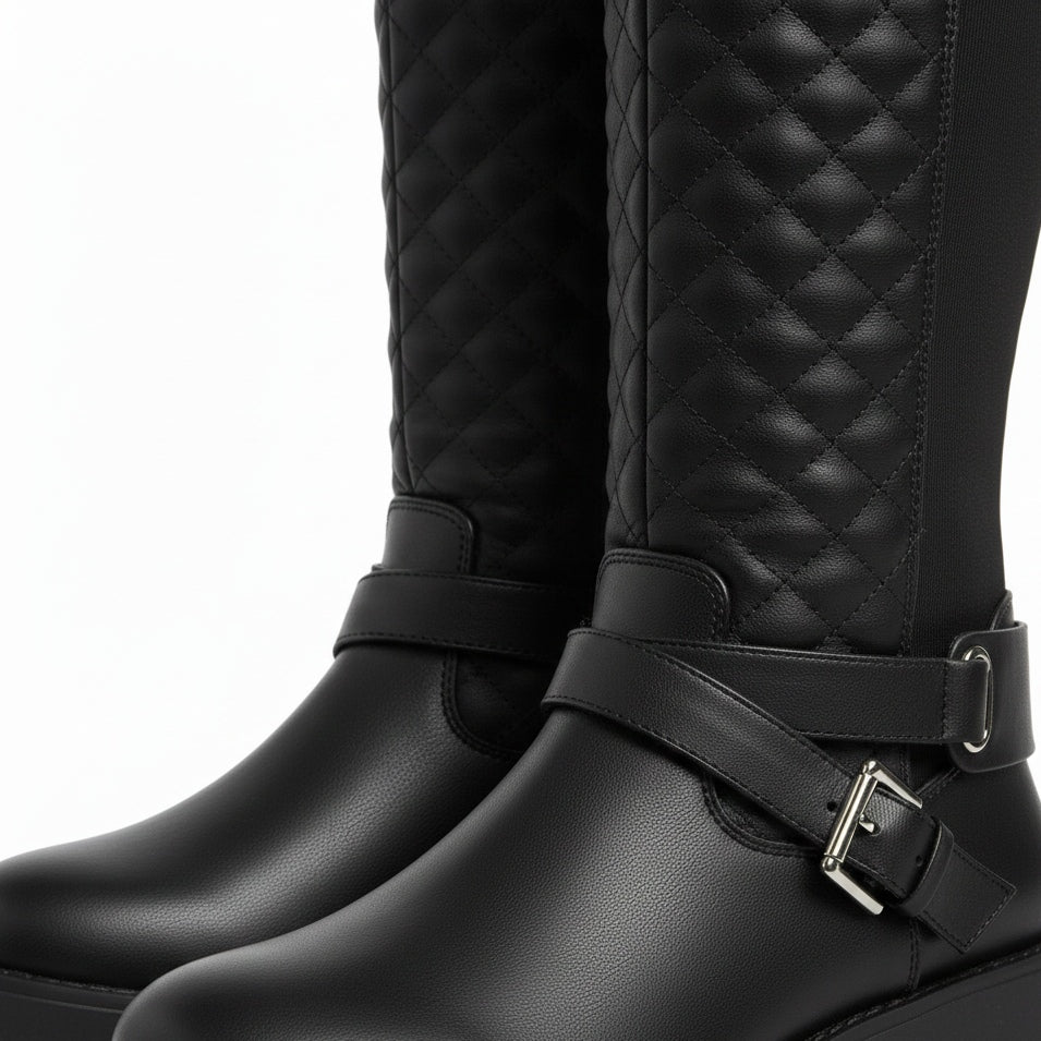 The Over-the-Knee Quilted Boot