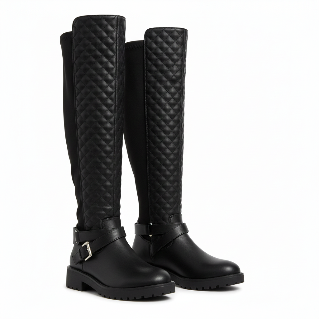 The Over-the-Knee Quilted Boot