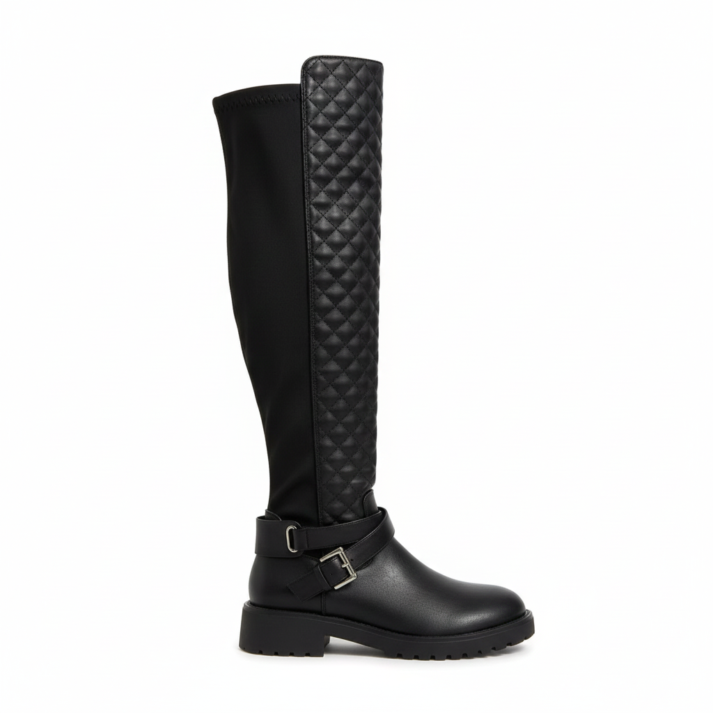 The Over-the-Knee Quilted Boot