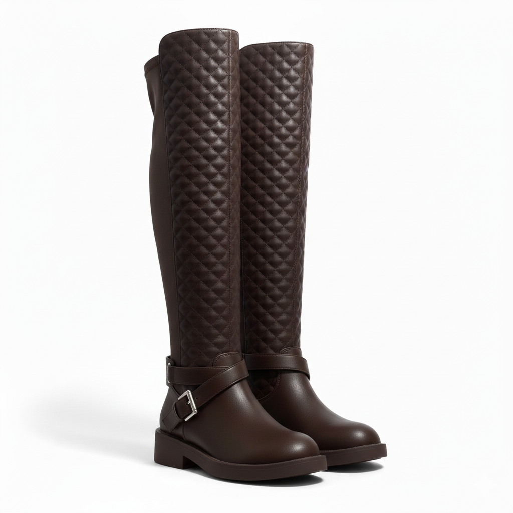 The Over-the-Knee Quilted Boot