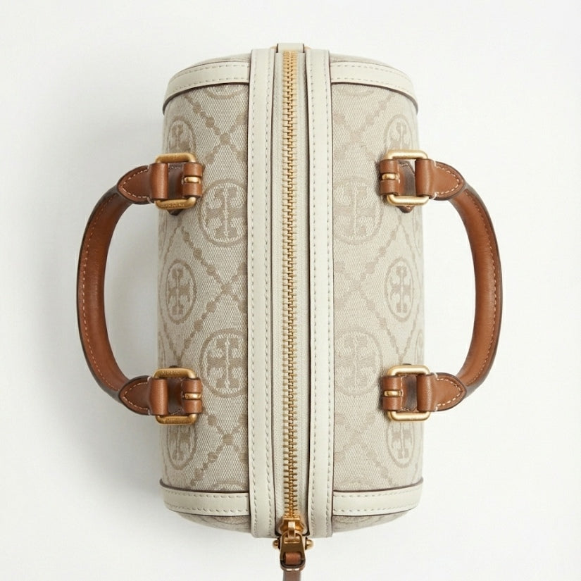 Classic Monogram Jacquard Barrel Bag