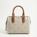 Classic Monogram Jacquard Barrel Bag