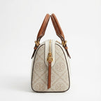 Classic Monogram Jacquard Barrel Bag