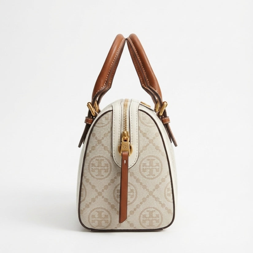 Classic Monogram Jacquard Barrel Bag