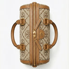 Classic Monogram Jacquard Barrel Bag