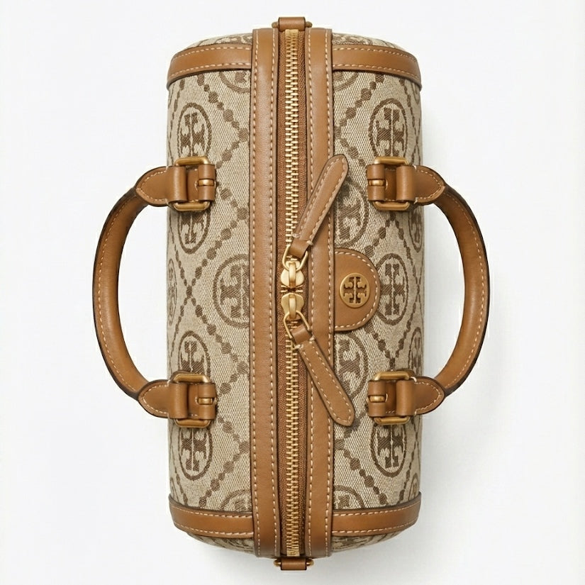 Classic Monogram Jacquard Barrel Bag
