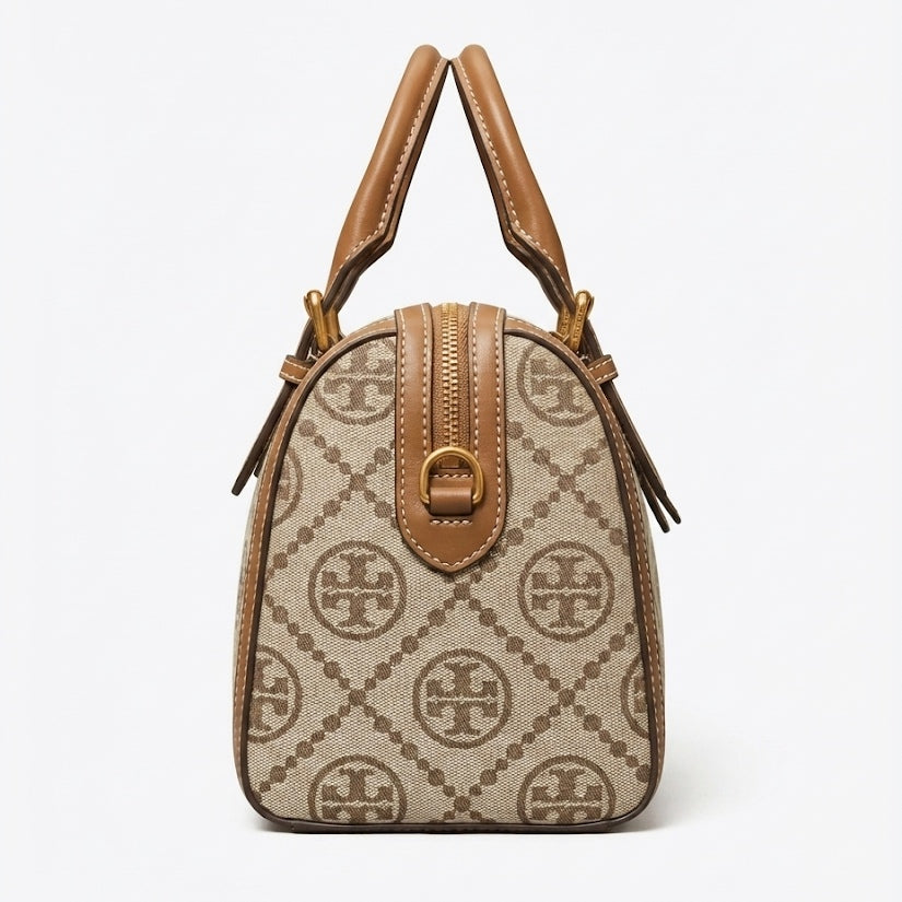 Classic Monogram Jacquard Barrel Bag
