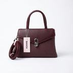 Classic Canvas & Leather Satchel