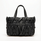 Chic Woven Leather Tote Bag